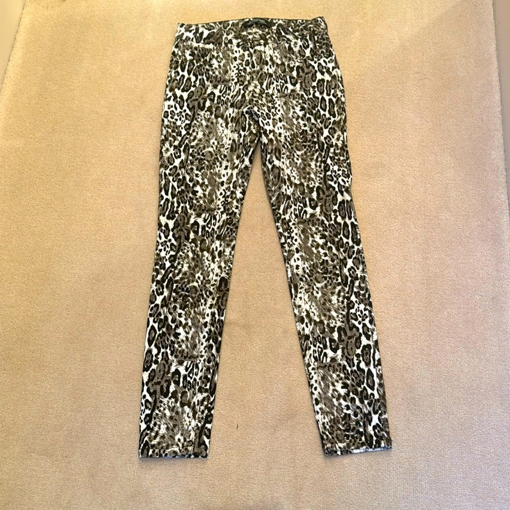Ladies leopard skinny jeans size 36 - European sizing